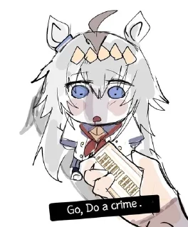 Telegram sticker 🌟 Tachyon white :: @fStikBot