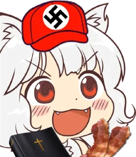 Telegram sticker 👧 Degenerate Weeb Pack