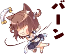 Sticker 🤕 NEKOMIMI PARADISE :: @line_stickers