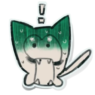 Telegram stiker 😨 кукуха маленкий ушастый кирпич