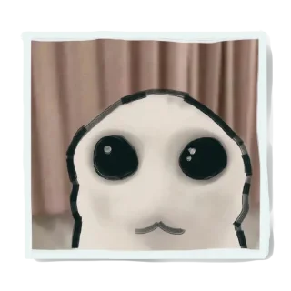 Video sticker 🥚 кукуха маленкий ушастый кирпич