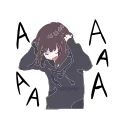Video sticker 😤 Menhera chan- @MochaStickers