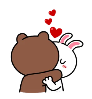 Video sticker 🥰 Brown, Cony & Sally: Animated Special @moe_sticker_bot