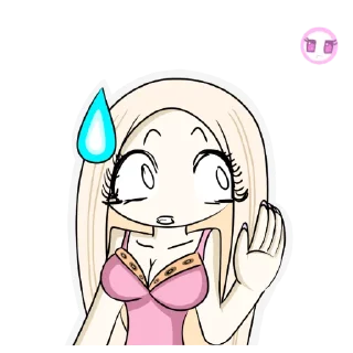 Telegram sticker ✋ Ринни (доделаю) @Lololololololololololololxd