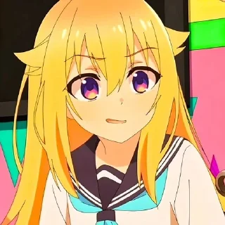 Telegram sticker 🤨 Олениха Нокотан @anime_sticks