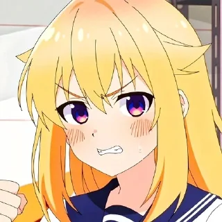 Telegram sticker 😤 Олениха Нокотан @anime_sticks