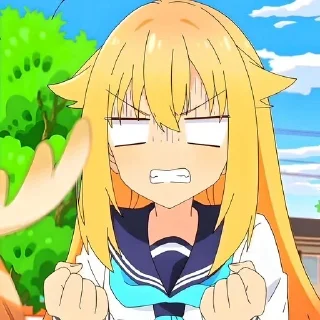 Sticker 😠 Олениха Нокотан @anime_sticks