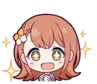 Telegram sticker 🤩 Мінорі @stickers_project_sekai :: @fStikBot