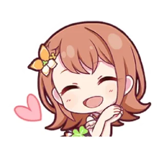 Telegram sticker ❤️ Мінорі @stickers_project_sekai :: @fStikBot