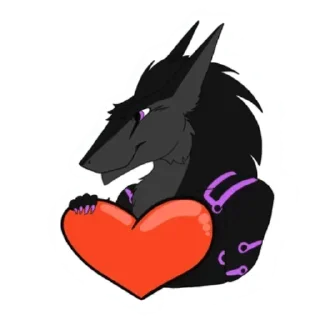 Telegram sticker ❤️ All the me — @stckrRobot