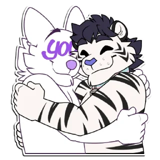 Telegram sticker 🫂 Blue Laguna