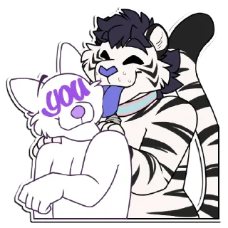 Telegram sticker 😽 Blue Laguna