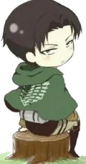 Video sticker 😒 AOT chibi assembled @AnimeLibrary_Stickers