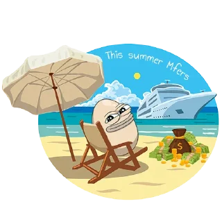 Telegram sticker 🏖 $EGG Basket