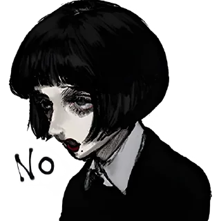 Video sticker ❌ Грустная девочка @Nyasticks