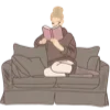 Sticker 🛋️ Уют души @julia_europe