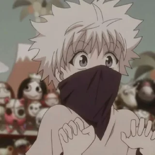 Telegram sticker ⛓ Killua Zoldyck @Miyukotto :: @fStikBot