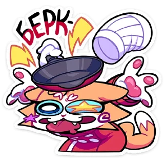 Telegram sticker 🥴 Гастрономяу от @TgSticker