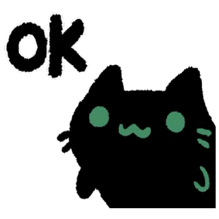 Video sticker 🆗 Black Cat - @TodorokiShouto