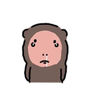 Telegram sticker ⭐ 숭늉이는 원숭이 @moe_sticker_bot