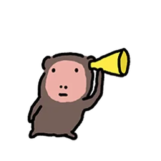 Video sticker ⭐ 숭늉이는 원숭이 @moe_sticker_bot