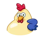 Telegram sticker ✌️ Shaitan Chick