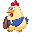 Telegram sticker 😶 Shaitan Chick