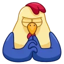 Telegram sticker ☹️ Shaitan Chick