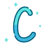 Sticker 🔠 telegram color 9 @cute_enot_art