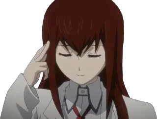 Telegram sticker 😌 STEINS;GATE - @cutiepje