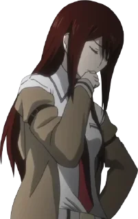 Telegram sticker 🤔 STEINS;GATE - @cutiepje