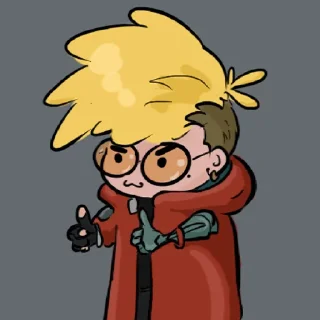Telegram sticker 👍 Trigun Stampede (@TodorokiShouto)