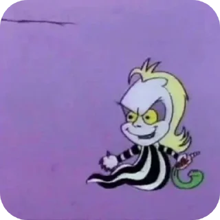 Telegram sticker 👶 Beetlejuice Beetlejuice Beetlejuice