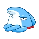 Телеграм стикер ❌ Sharkpup