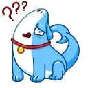 Телеграм стикер 🤔 Sharkpup