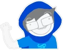 Телеграм стикер 👋 Homestuck