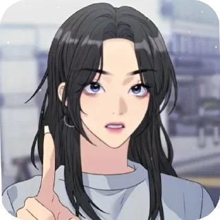 Telegram sticker 👄 Not your typical girl.