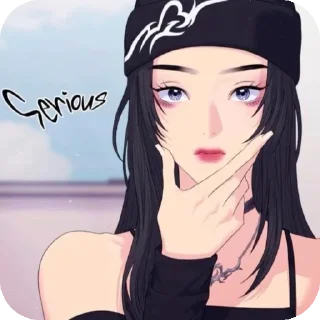 Telegram sticker 👄 Not your typical girl.