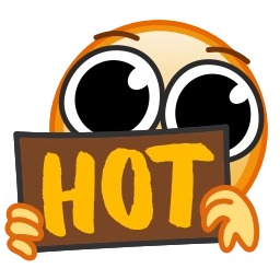 Sticker 🔠 HOT by @kotletovv