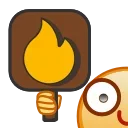 Video sticker 🪧 HOT by @kotletovv