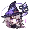 Sticker 🔮 ( the ) herta : hsr @m0ffuru @strike1v