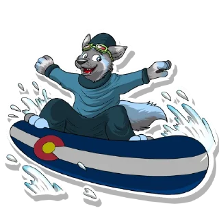 Telegram stiker 🏂 Paylay Wuf