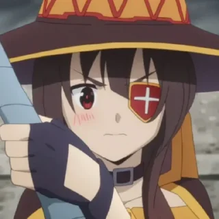 Telegram sticker 🧨 @Animetor1 🍀Megumin🍀