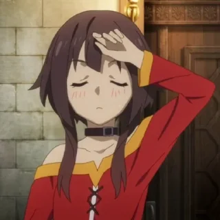 Telegram sticker 🧨 @Animetor1 🍀Megumin🍀