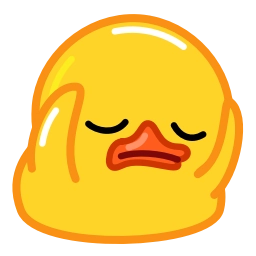 Sticker 😫 Telegram Ducks