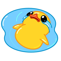 Sticker 😭 Telegram Ducks