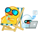 Video sticker 🕶️ Telegram Ducks