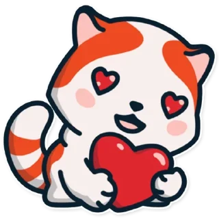 Telegram sticker 😍 Marsey the cat:: @f3r0xus