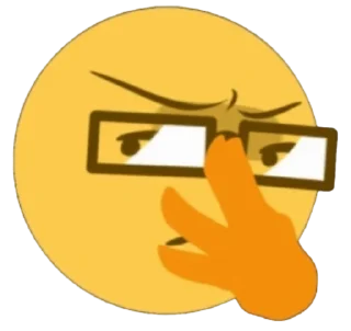 Telegram sticker 🤔 cursedemoji 2