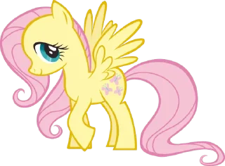Video sticker 😎 Fluttershy | @MyLittlePony_bots